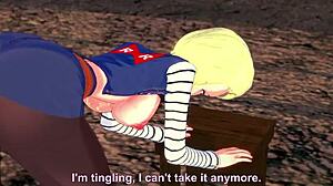 Android 18 Sucks and Fucks in POV Positions