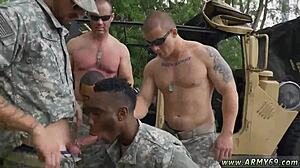 Gay Military Action with Austin R in Army69 Style