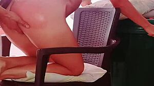 Applying Erotic Oils on My Stepsister's Backside - What's Her Reaction?