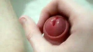 Gay teen twink pounds it hard in solo action