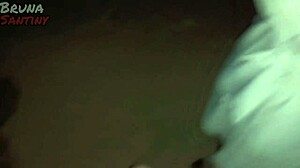 Watch Bruna Santiny getting fucked by a big black cock in the park.