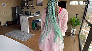 Big Butt Latina Milf Rides Her Airbnb Guest’s Huge Cock