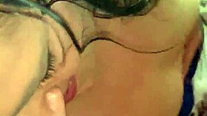 Blow my cum all over her lips!