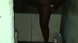 Married Woman Takes a Bath, Arousing View of Her Wet Intimate Area.