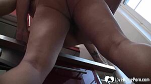 Hot Teacher Invited Me Over For Shaved Pussy Doggystyle Cum