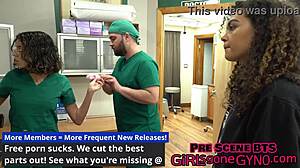 Mara Luv Discovers Adult Toys in Doctor's Office. Aria Nicole Walks in for Exclusive Medical Fetish Film.