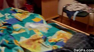 young couple fucking in hotel shower, hot!