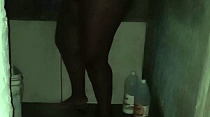 Married Woman Takes a Bath, Arousing View of Her Wet Intimate Area.