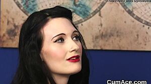 Hot Hottie Receives Facial Treatment