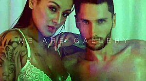 Cute teen 18+ lies on bed, masturbates pussy with oral and blowjob. She plays with herself in hardcore sex session.