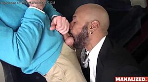 Damn! Manalized Mickey Carpathio Slams His Boss in Raw Interracial Action!