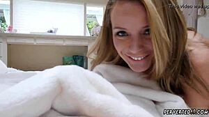 Chinese stepmom Jane Doux experiences first-time hardcore with daddy when father is away