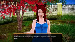 my new family 435, what's happening in this erotic cartoon game?