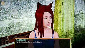 my new family 435, what's happening in this erotic cartoon game?