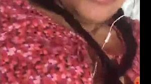 mi novia se masturba para mi en masaje con vibrador