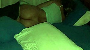 Look at my wife with ass out on bed!