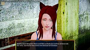 my new family 435, what's happening in this erotic cartoon game?