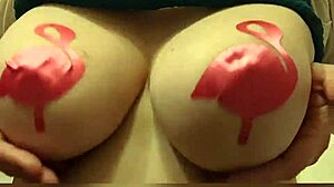 Have you seen those flamingo tits dancing with hard nipples?