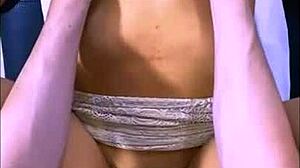 My friend's stepmother visits with exotic beauty