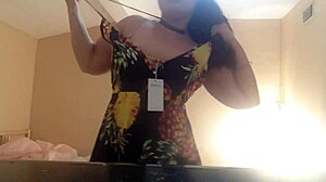 Ginger Paris Tastes Her Fat Latina BBW Ass And Pussy