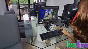 This 18-Year-Old Latina Feels So Submissive As She Rides The Big Cock And Cums Inside Her Shaved Pussy