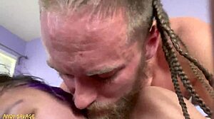 Facefucking and Dominating My Submissive Asian Girlfriend Bent Over