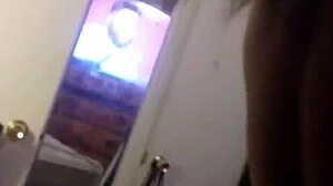 Couple engages in intimate love making