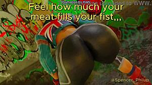 animated gooning pmv offers wild big cock encouragement inside base.