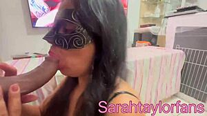 sexy latina milf sucks cock with intense desire