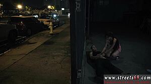 Emotional Rough Gangbang For Cute Teen With Glasses