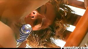 Mayara Rodrigues cums on glass toy!