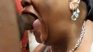 BBW With Big Tits In Saliva Play