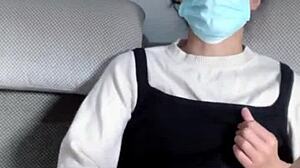 i watch this asian babe with big wet pussy masturbate in stockings