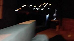 black prostitute from the street gives blowjob and fucks me in pov, thanking for lodging