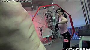 Feeling The Painful Whipping From Asian Mistress With Glasses