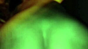 black prostitute from the street gives blowjob and fucks me in pov, thanking for lodging