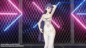 yo, check Raiden Mei shaking it in that Chinese dress!