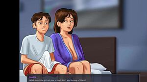 I saw her masturbating and helped her cum