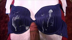 Cum on my big tits bra?