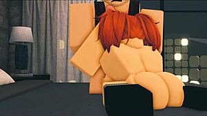 Roblox Porn Features Nerdy Ginger Character In Bedroom Scene