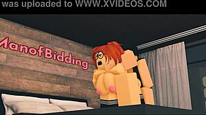 Roblox Porn Features Nerdy Ginger Character In Bedroom Scene