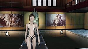 Fallout 4 fashion on water.