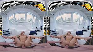 Virtual porn with blonde pawg kali roses in bathroom vr