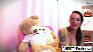 Christy Mack Feels Excited Masturbating in Halloween Costume