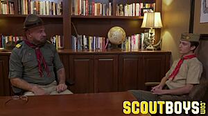 Scout Feels Older Scoutmaster's Touch