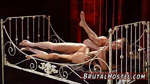 Slim teen Jade Jantzen bound tight for extreme domination in HD.