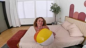 tight blonde rides hard in pov