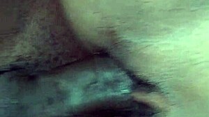 little girl from favela giving to delicious black guy in casual way