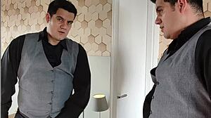 Yuri Gaúcho Showing Off Big Gay Dick In Front Of Mirror