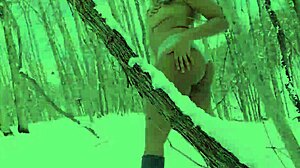 Nina Rivera and Don Whoe get steamy in snowy 4K fun